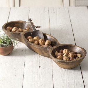 CTW Home Collection 3 Bowl Party Dish - With Box